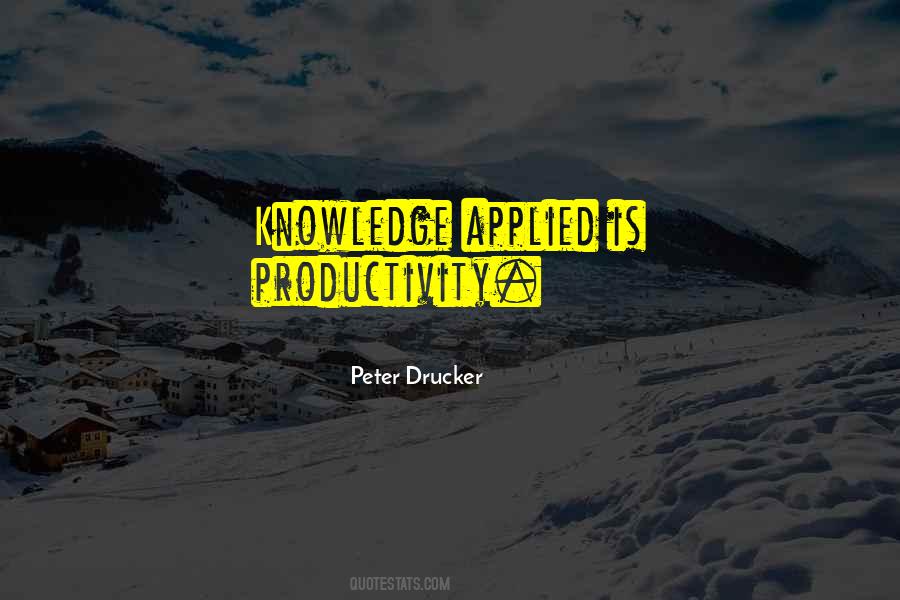 Quotes About Applied Knowledge #1244889