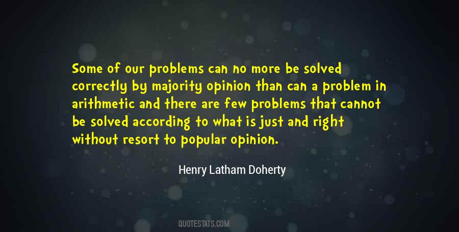 Quotes About Majority Opinion #227043