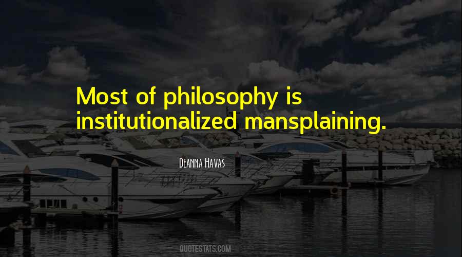 Quotes About Mansplaining #1381925