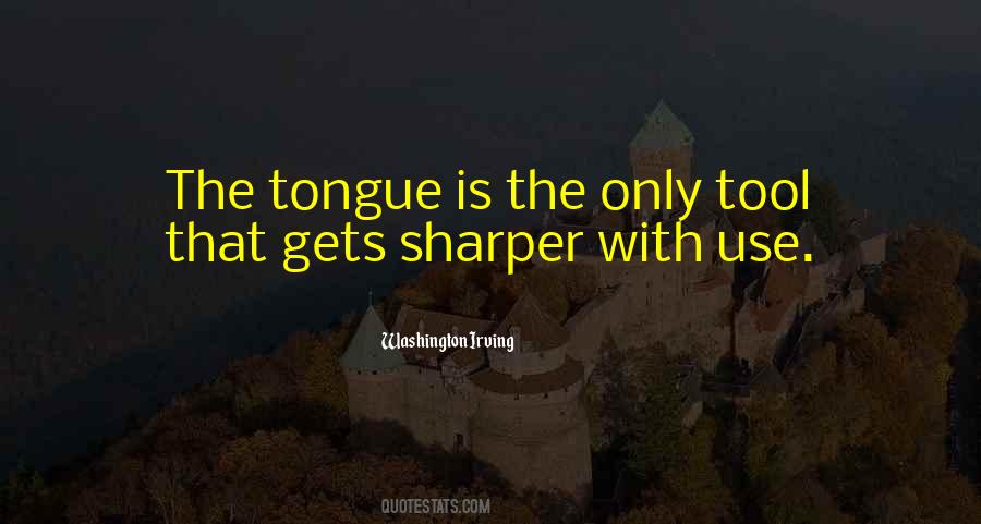 Tongue Is Sharper Quotes #231533