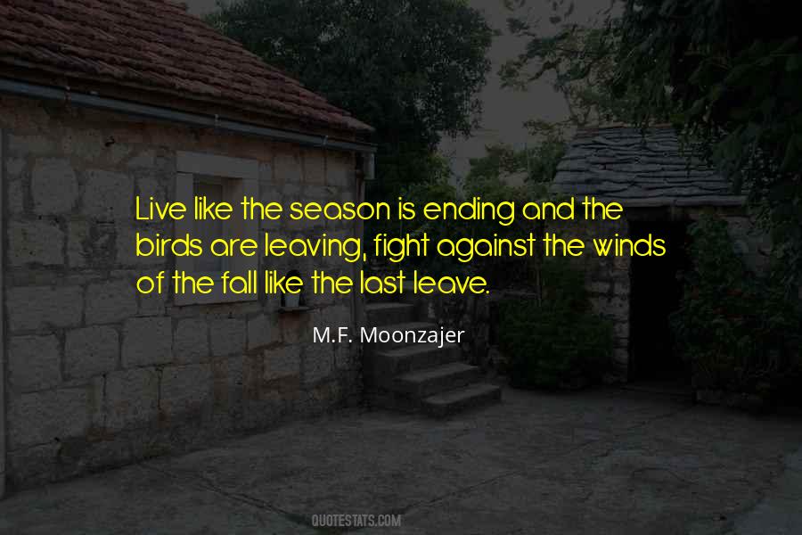 Quotes About Fall Ending #1745387