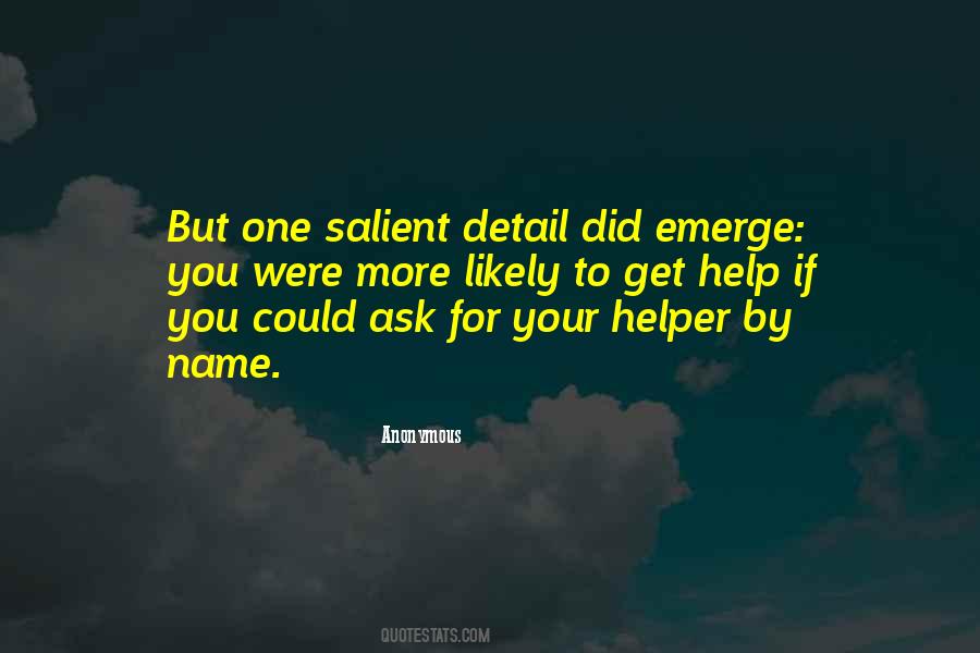 You Emerge Quotes #1054008