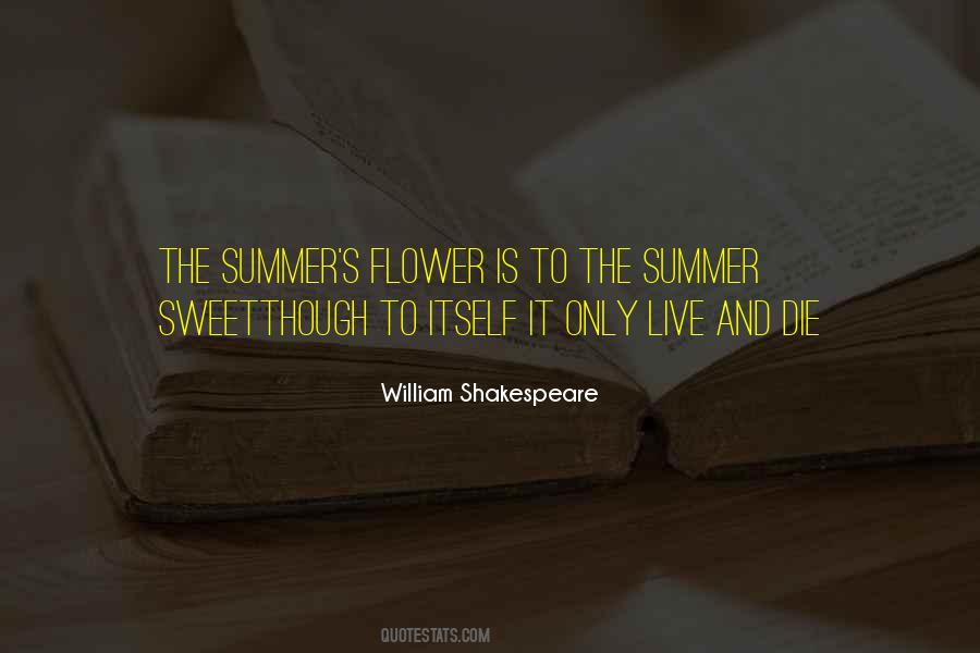 Summer Flower Quotes #306103