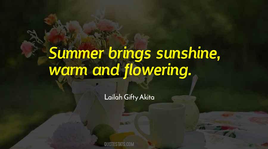 Summer Flower Quotes #648667