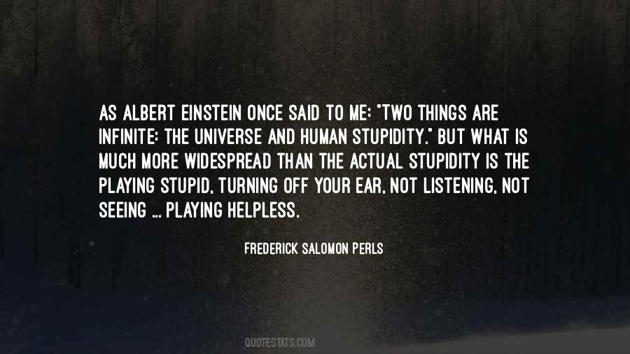 Quotes About Stupidity #1179108