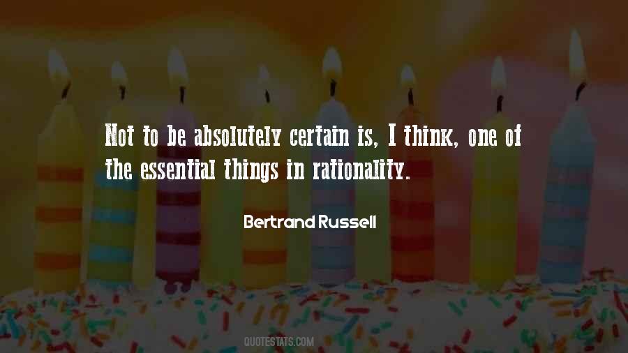 Quotes About Essential Things #174054