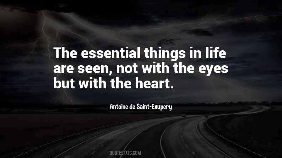 Quotes About Essential Things #682278