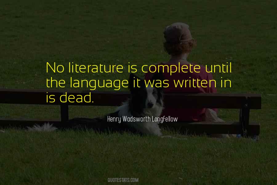 Literature The Quotes #11122