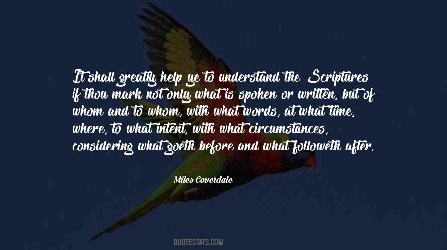 Understand The Words Quotes #235217