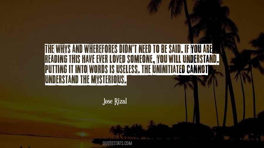 Understand The Words Quotes #291823