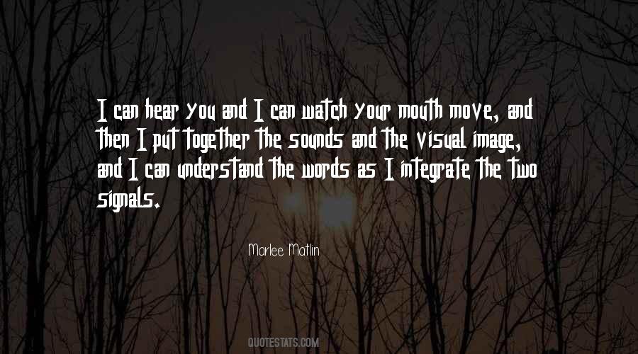 Understand The Words Quotes #96073