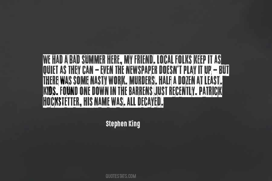 Summer King Quotes #919821