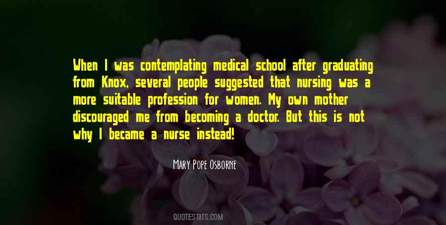 Quotes About Medical School #1424881