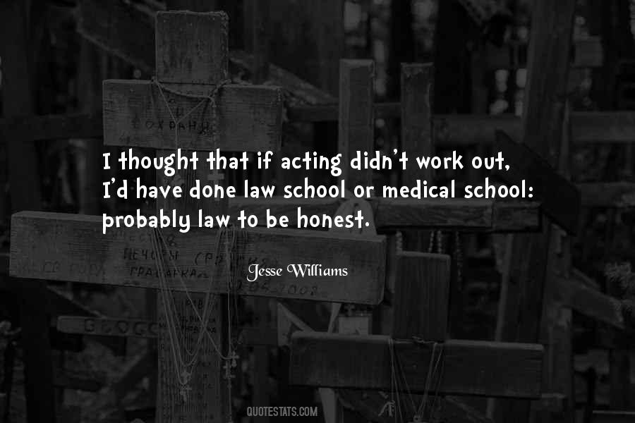 Quotes About Medical School #1503322