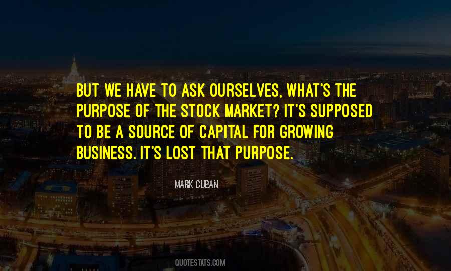 Quotes About Capital Market #1183612