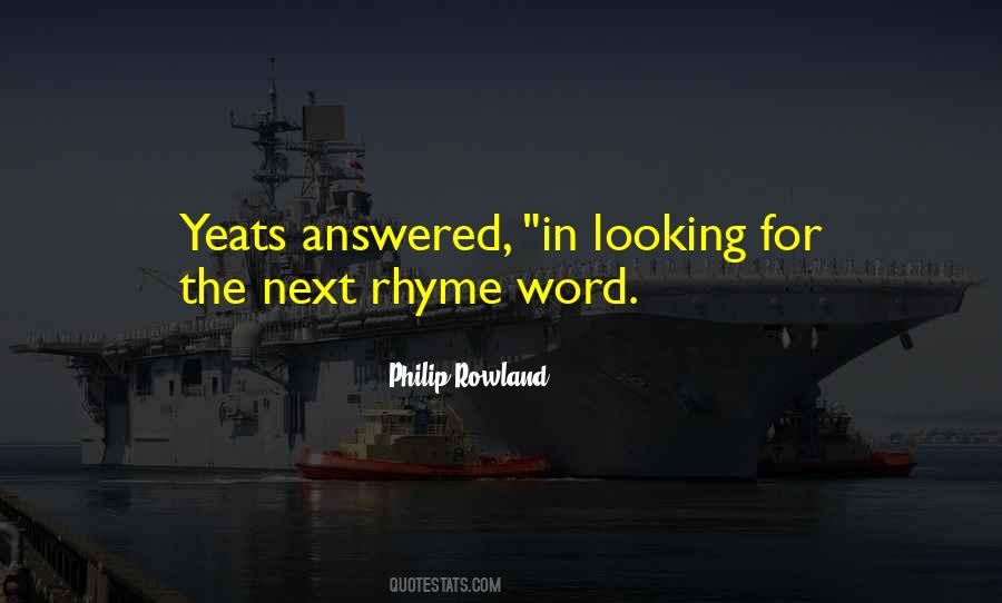 Quotes About Rhyme #1254075