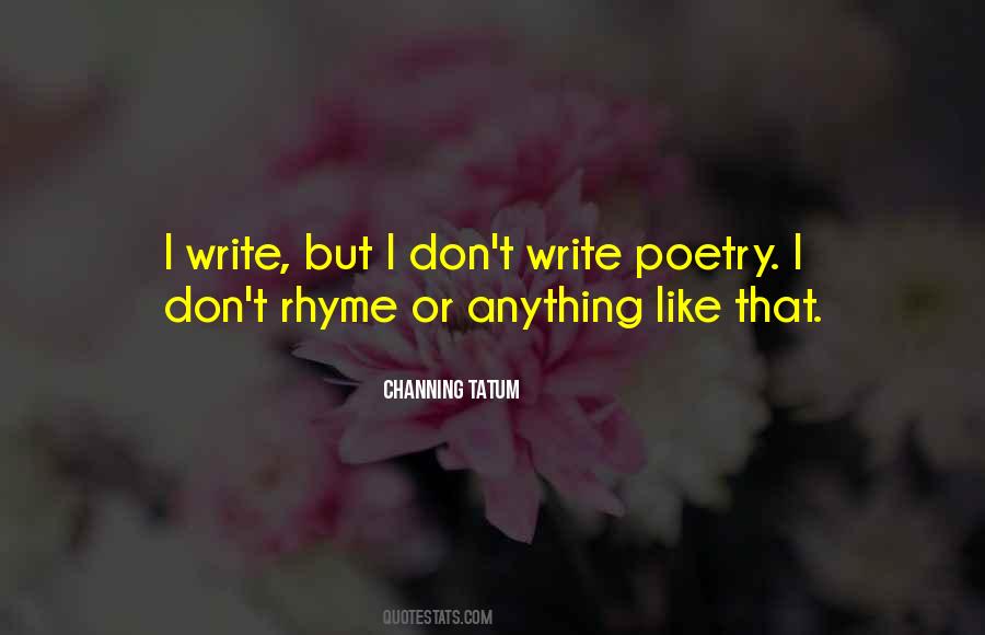 Quotes About Rhyme #929477