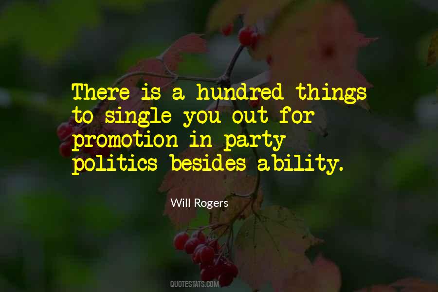 Quotes About Party Politics #167947
