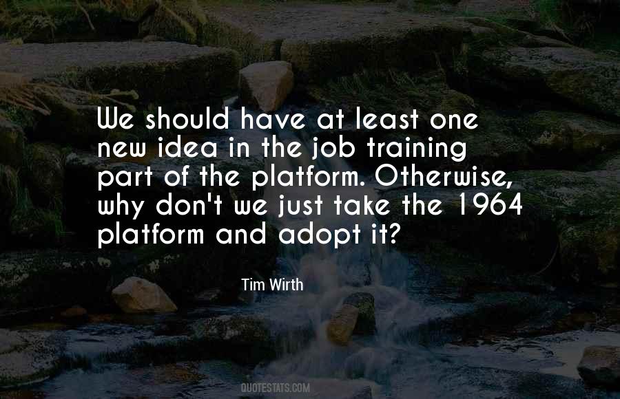 Quotes About Job Training #1424976