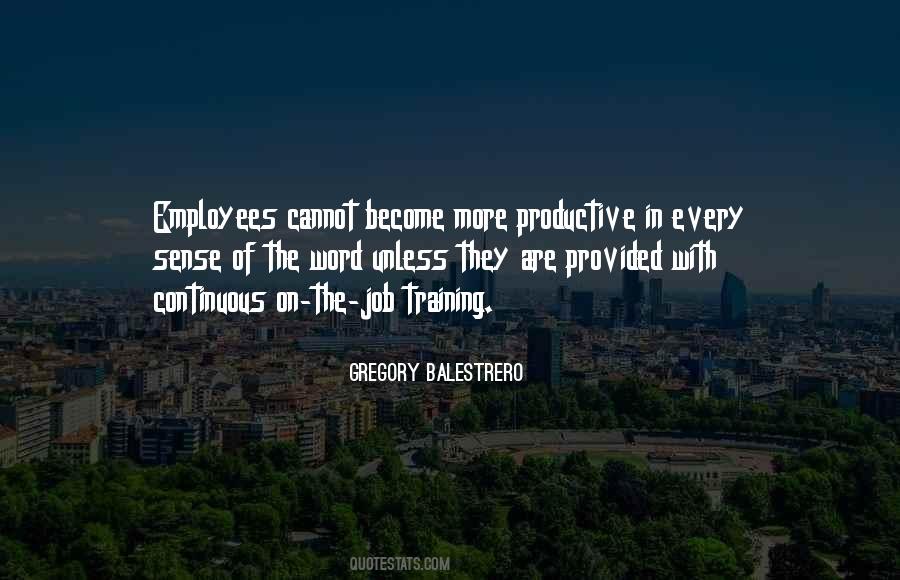 Quotes About Job Training #898872