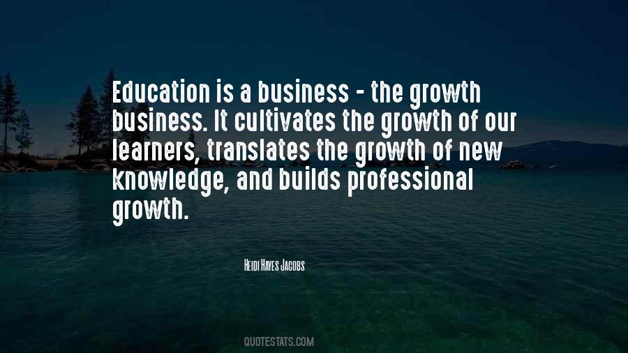 Quotes About Business Growth #234629