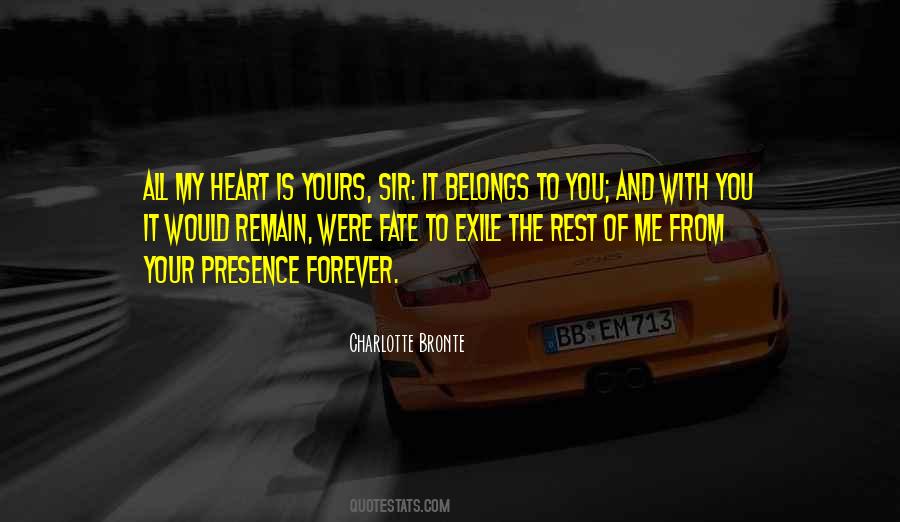 Quotes About Forever Yours #1486681