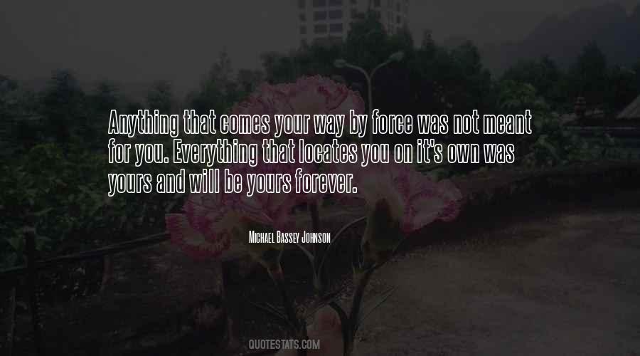 Quotes About Forever Yours #150970