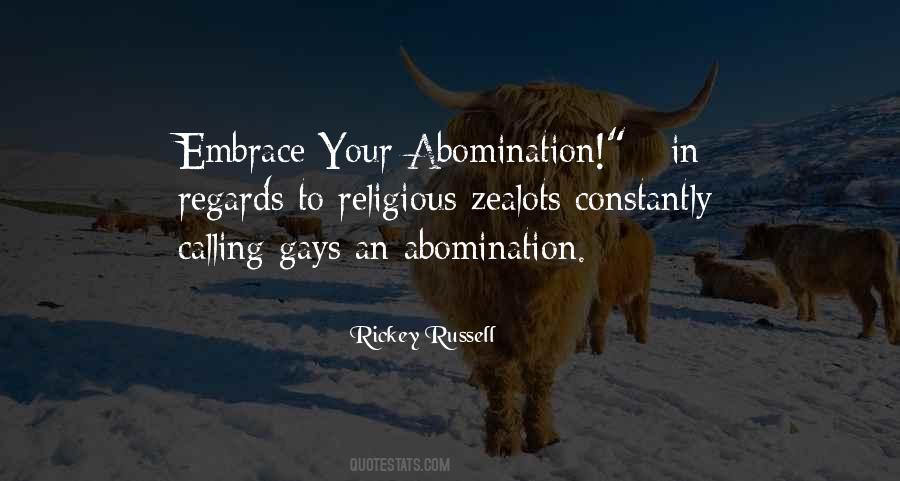 Quotes About Abomination #36573