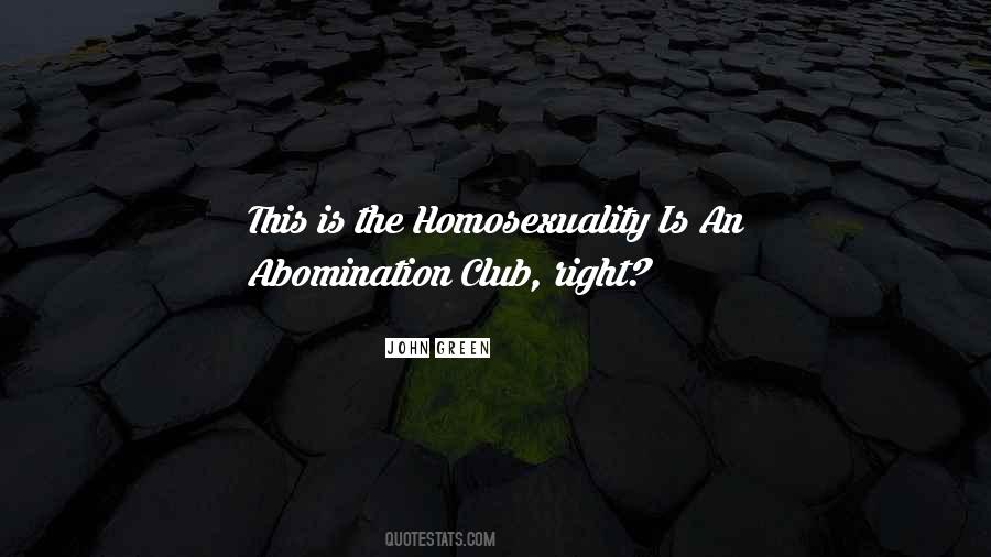 Quotes About Abomination #81813