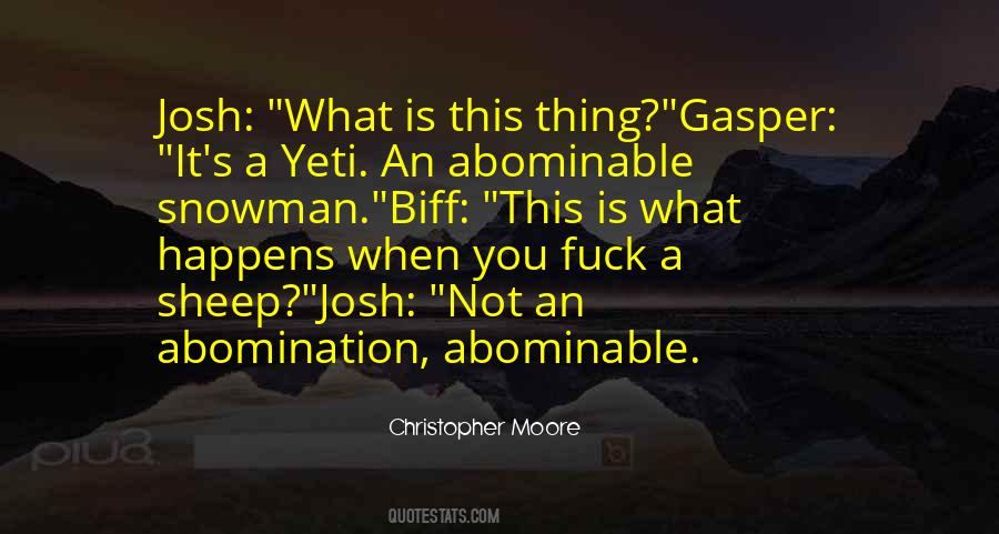 Quotes About Abomination #839374