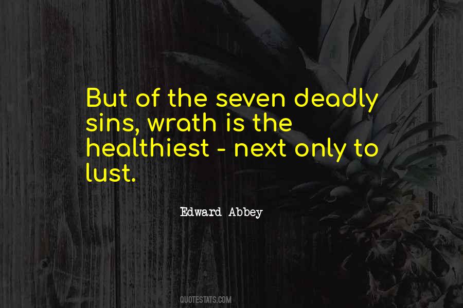 Quotes About Deadly Sins #1214819