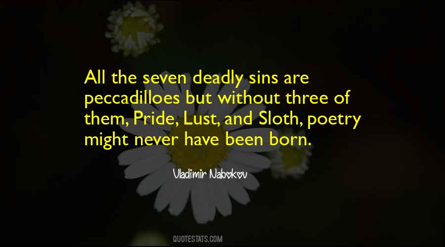 Quotes About Deadly Sins #1330153