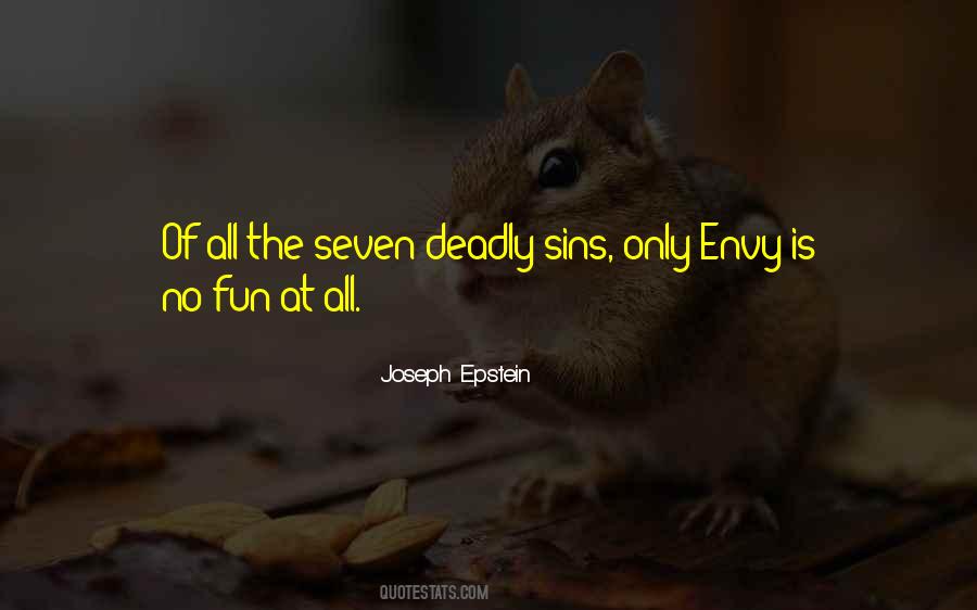 Quotes About Deadly Sins #1431285