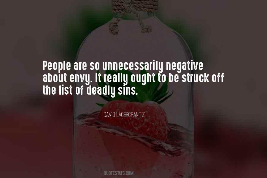Quotes About Deadly Sins #704452