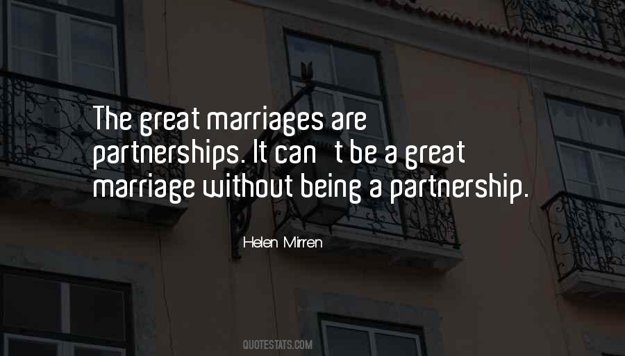 Quotes About Partnerships #639701