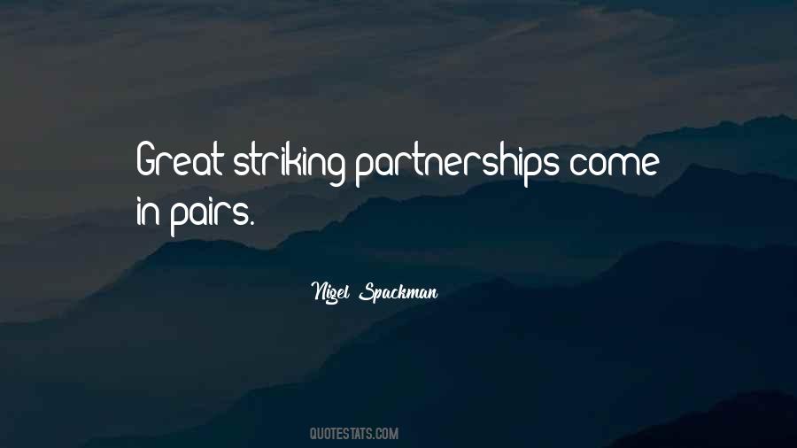 Quotes About Partnerships #882207