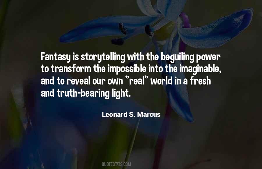Truth In Fiction Quotes #1094294