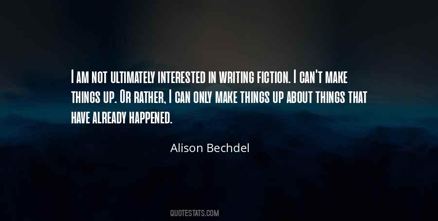 Truth In Fiction Quotes #60050