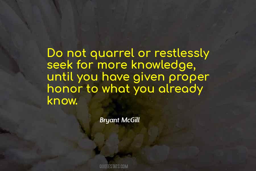 Quotes About Knowing What You Have #1210453