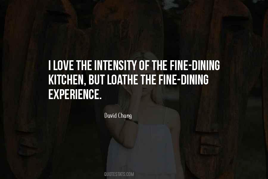 Quotes About Fine Dining #59872