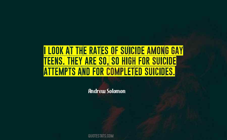 Suicide Rates Quotes #294003