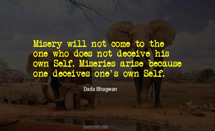 Quotes About Self Misery #313980