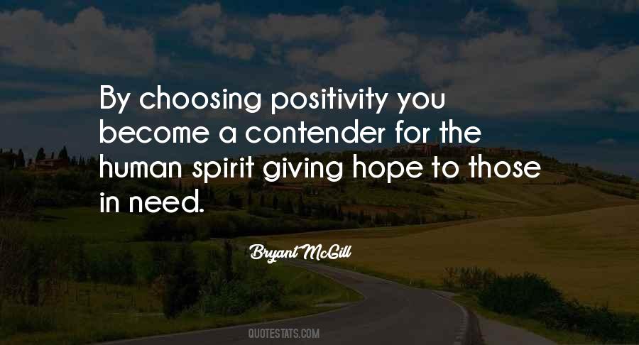 Giving Hope Quotes #425332