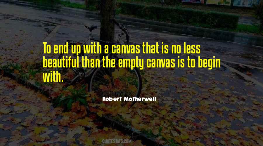 Quotes About Empty Canvas #1336551
