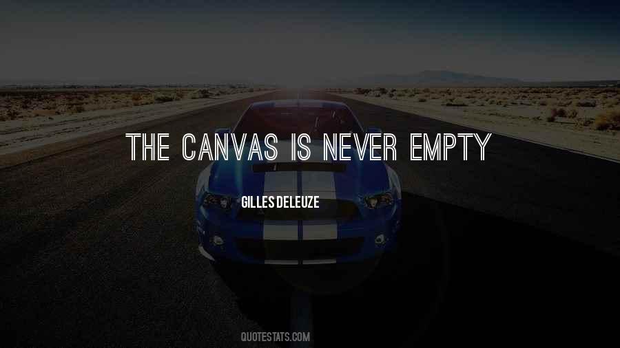 Quotes About Empty Canvas #1563602