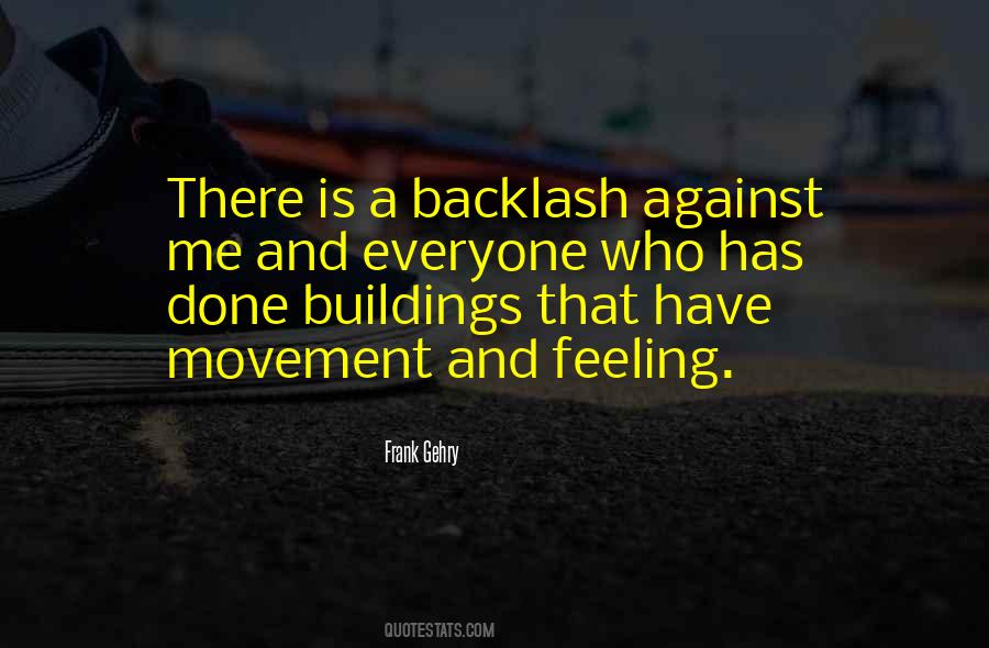 Quotes About Backlash #1259831