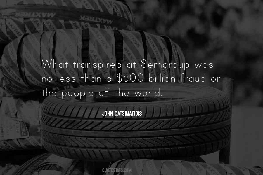Fraud People Quotes #1583708