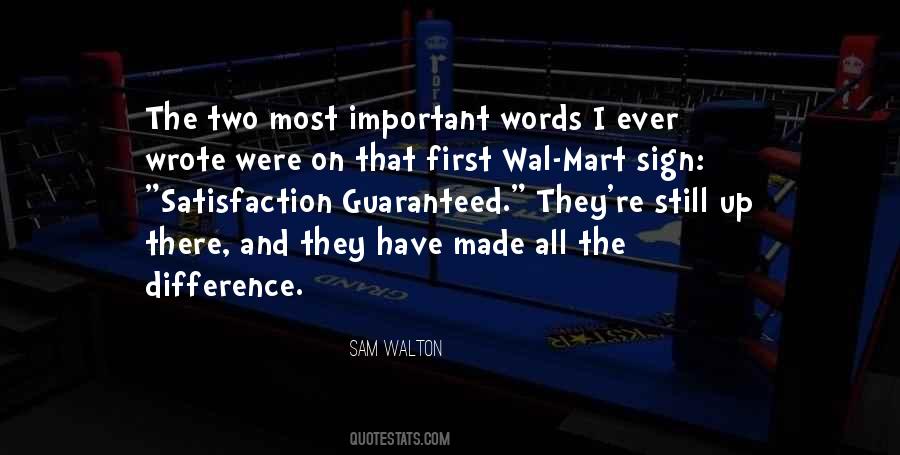 Wal Mart Quotes #400886