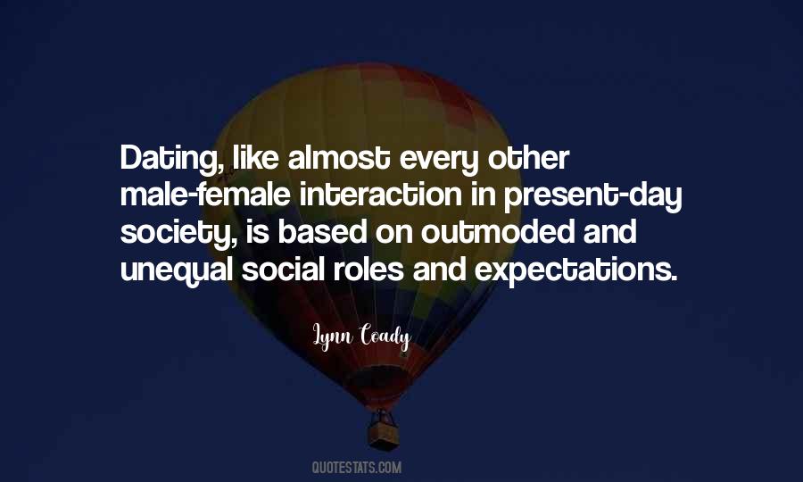 Quotes About Male And Female Roles #1102001