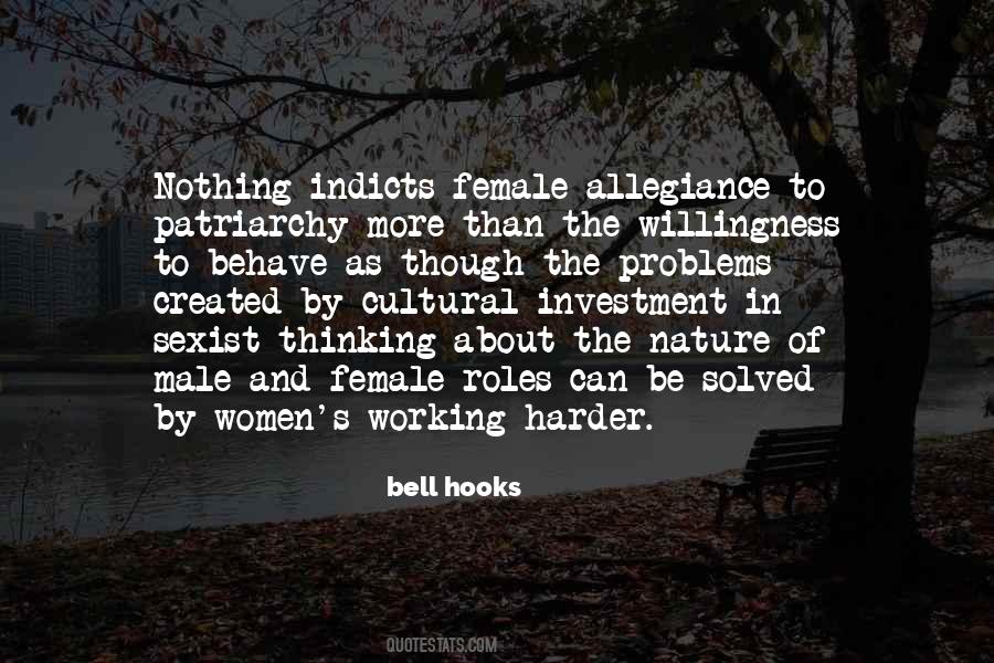 Quotes About Male And Female Roles #1136045